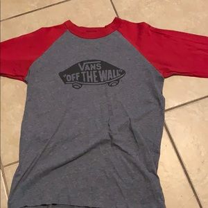 Vans jersey red/grey/black